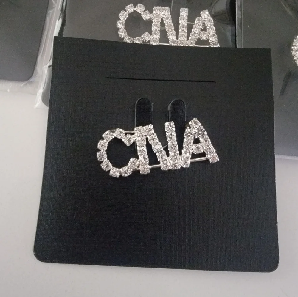 Rhinestone Brooch Set Gift Medical Nurses RN CNA LVN 16 Pcs